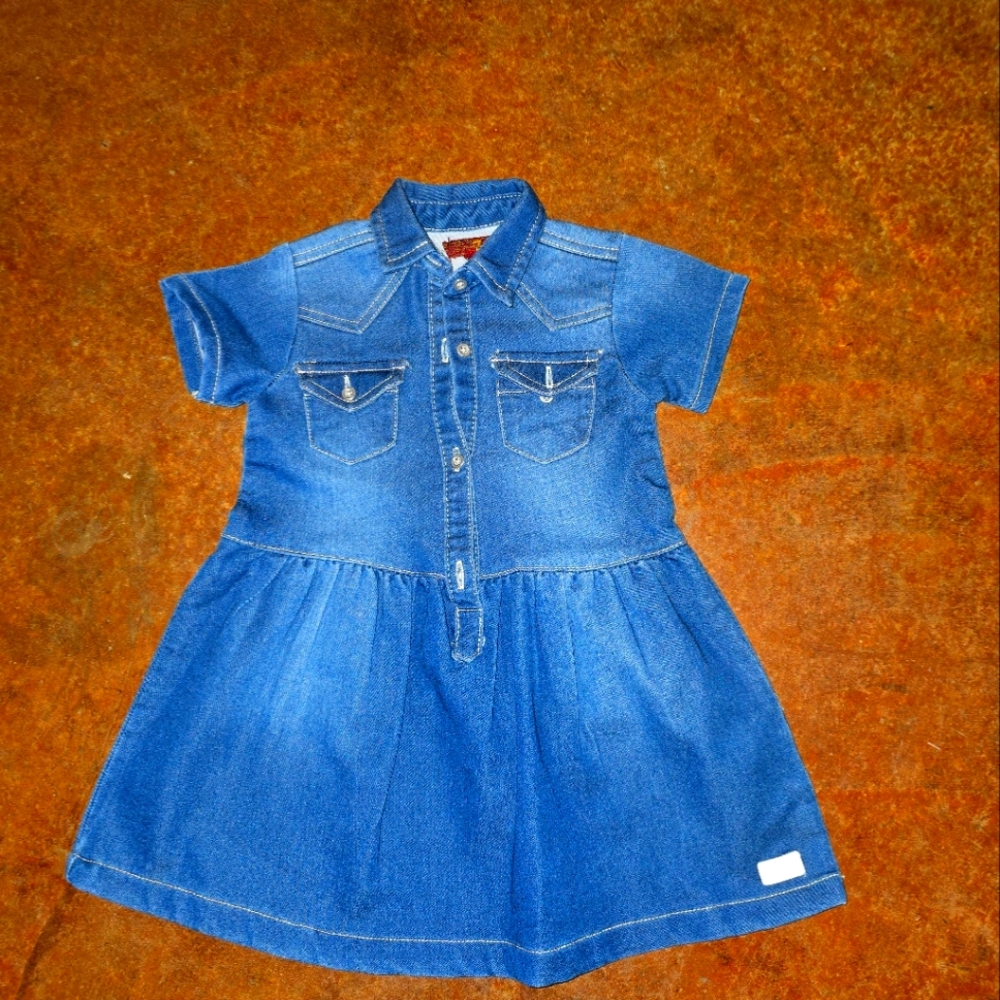 7FMK 2T Denim Dress